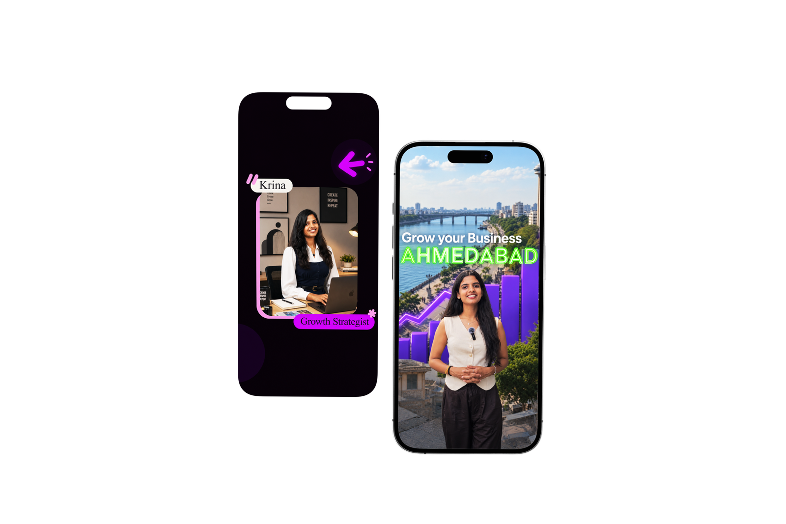 Video editing mockup